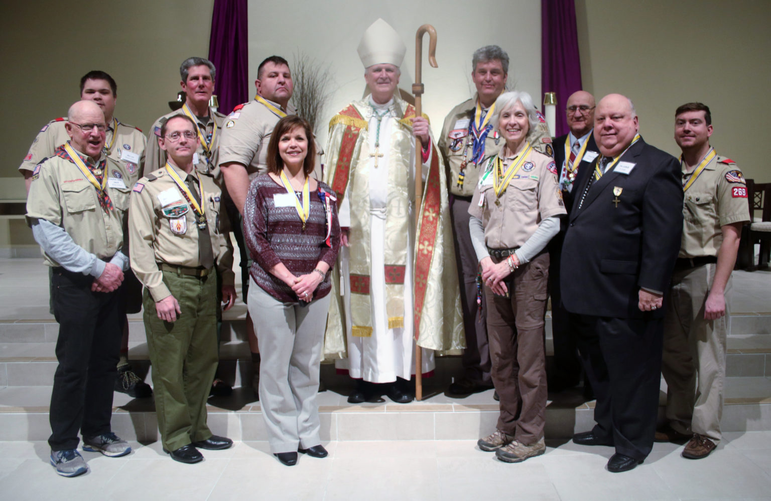 Religious Emblems Ceremony Held by Catholic Committee on Scouting